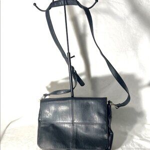 Liz Claiborne Black Crossbody Messenger Bag